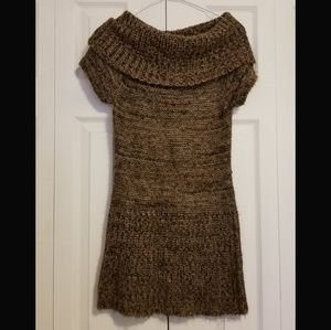 Brown Sweater Dress